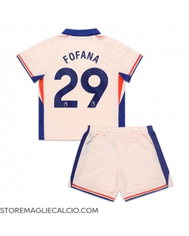 Chelsea Wesley Fofana #29 Maglia Gara Trasferta Repliche 2024-25 Bambino Maniche Corte